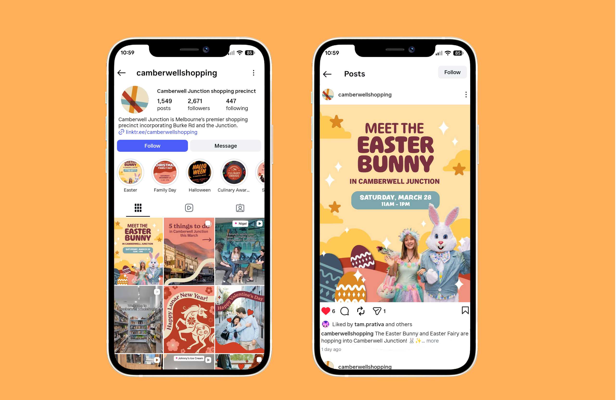 Camberwell Junction Easter Print Assets